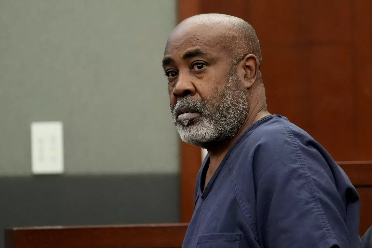 Keefe D, who was charged with the murder of Tupac, will stand trial next year (JOHN LOCHER/POOL/AFP via Getty Images)