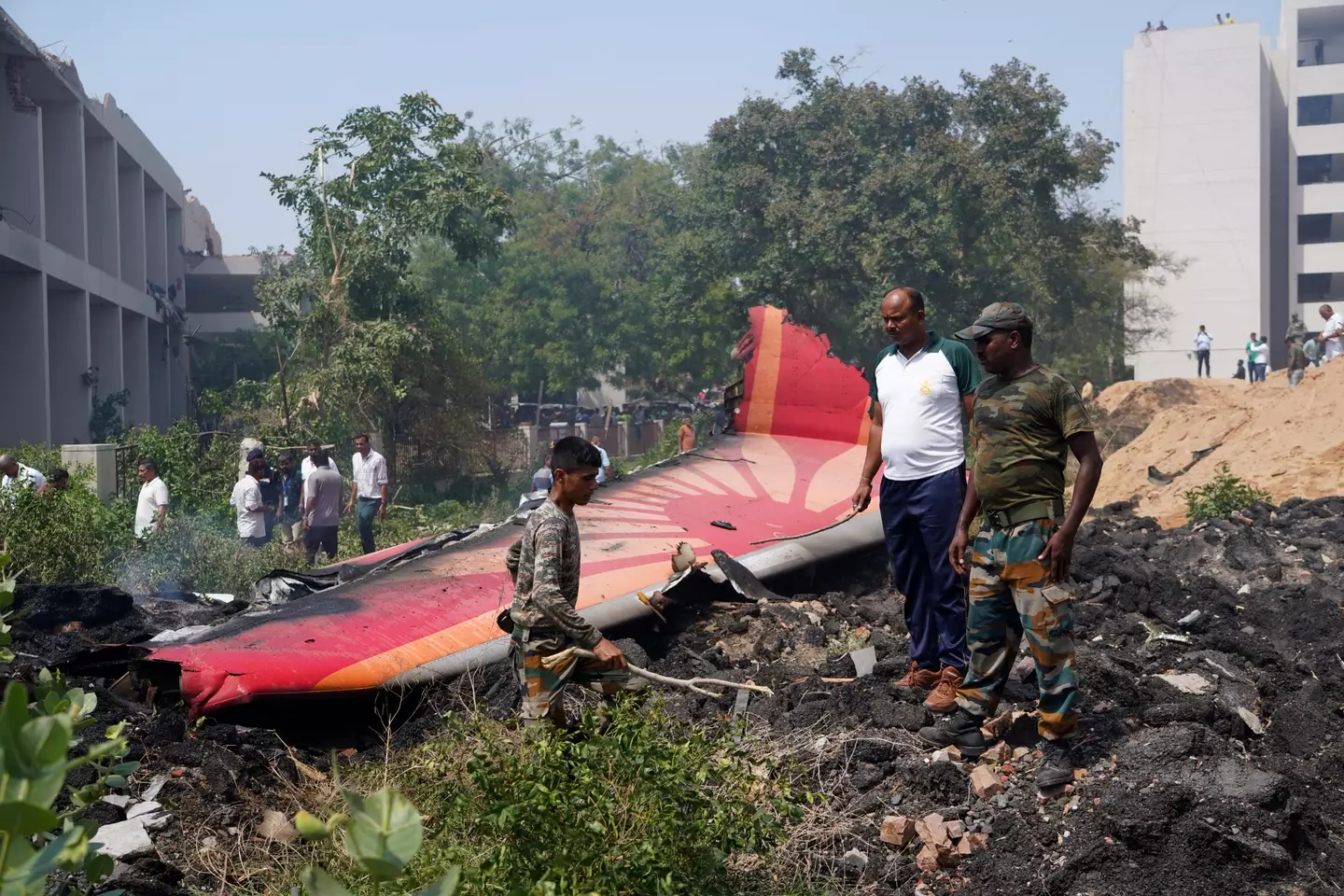 The horror crash which killed 241 people who were onboard took place seven days ago (Siddharaj Solanki/Bloomberg via Getty Images)