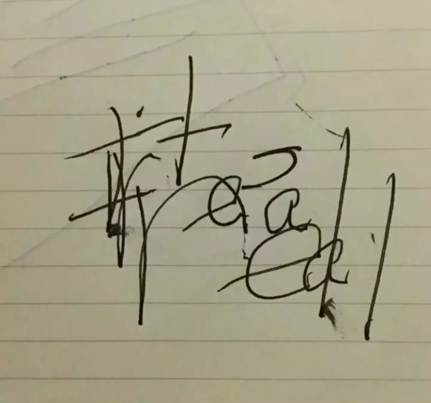 Tina's message.