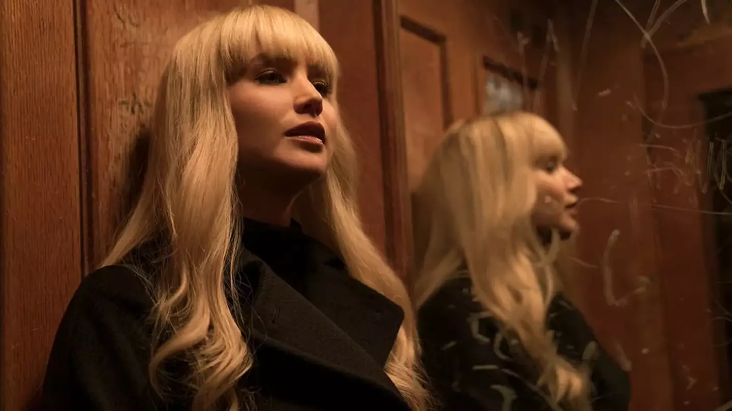 Lawrence stripped down for Red Sparrow (20th Century Studios)