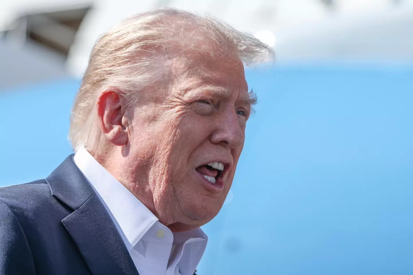 Trump's been in for a medical checkup (Anna Moneymaker/Getty Images)