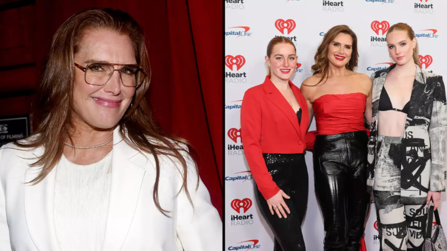 Brooke Shields admits her daughters still sleep in bed with her despite their age