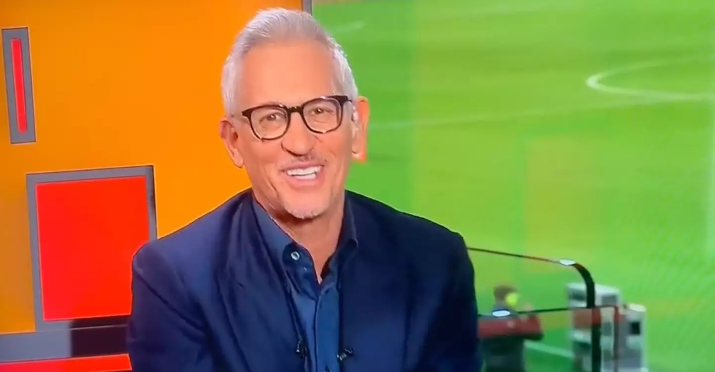 Lineker struggled to get through it with a straight face.