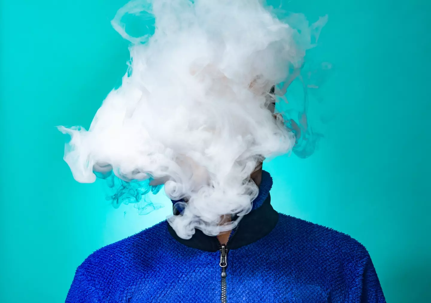 Vaping may leave you affected with 'brain fog', it doesn't look like this (Getty Stock Image)