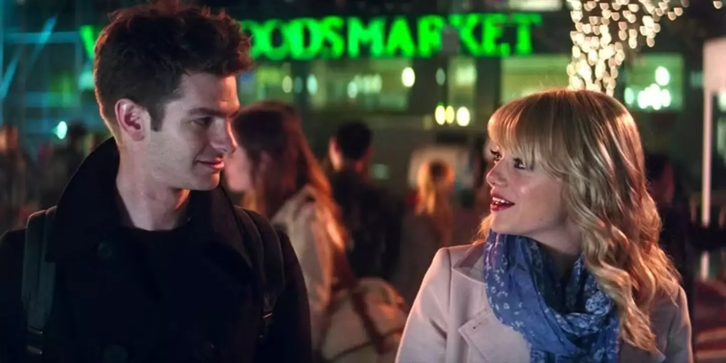 Emma Stone and Andrew Garfield met while starring in The Amazing Spider-Man (Sony)