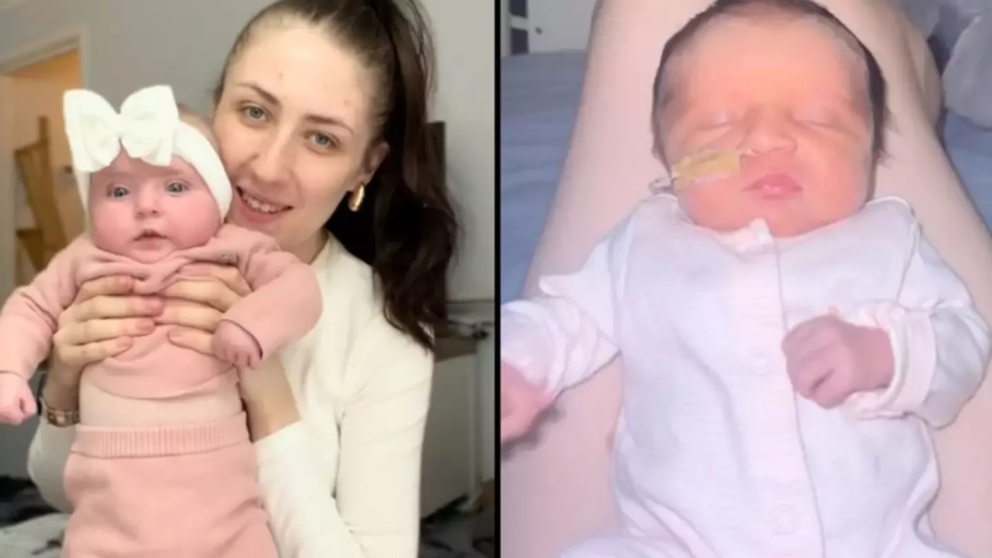 Mum only realised she’d been given the wrong baby at hospital when she went to change nappy