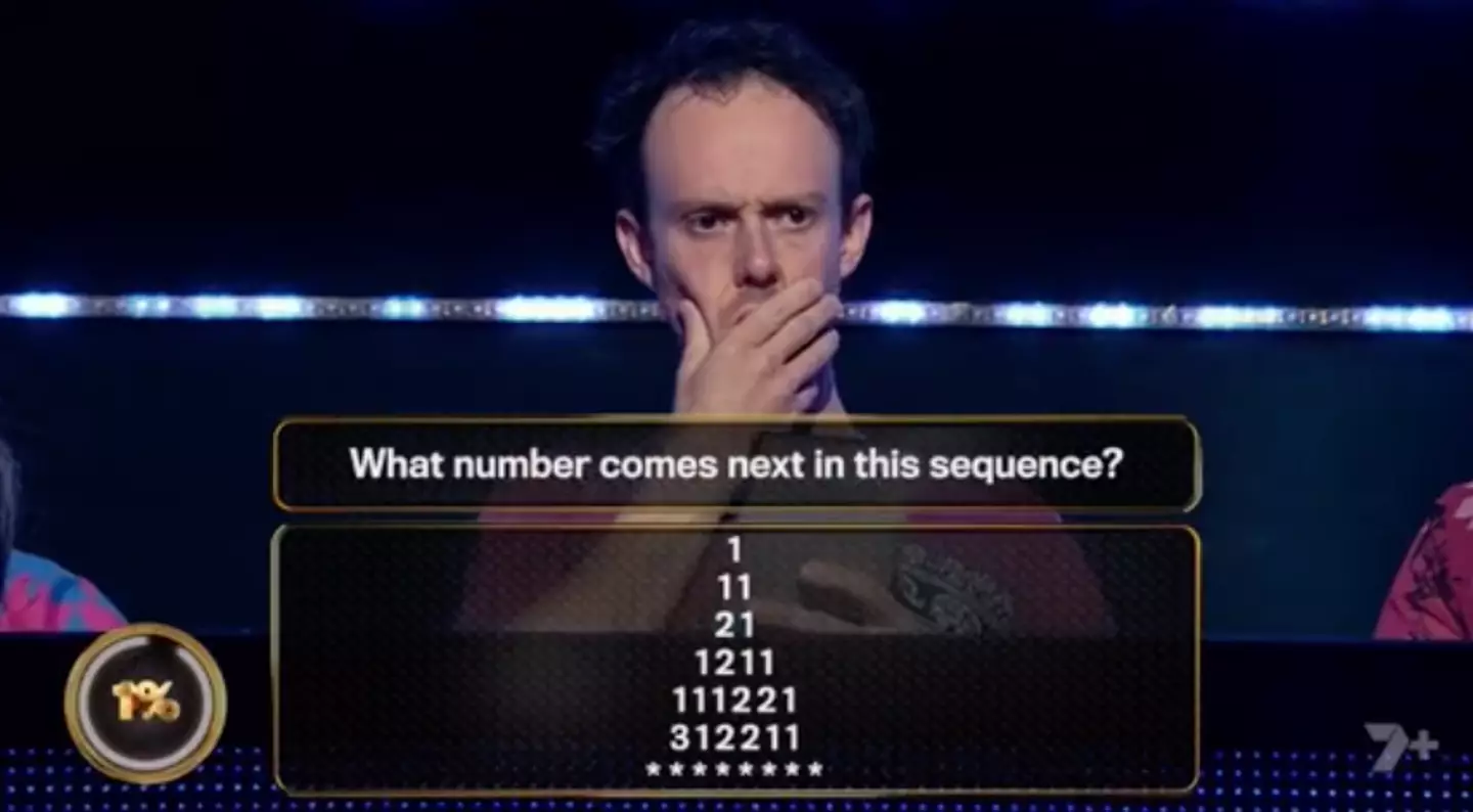 The contestants hadn't a clue how to answer the number sequence question.