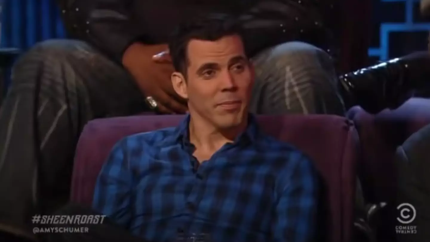 Steve-O was not amused by the joke.