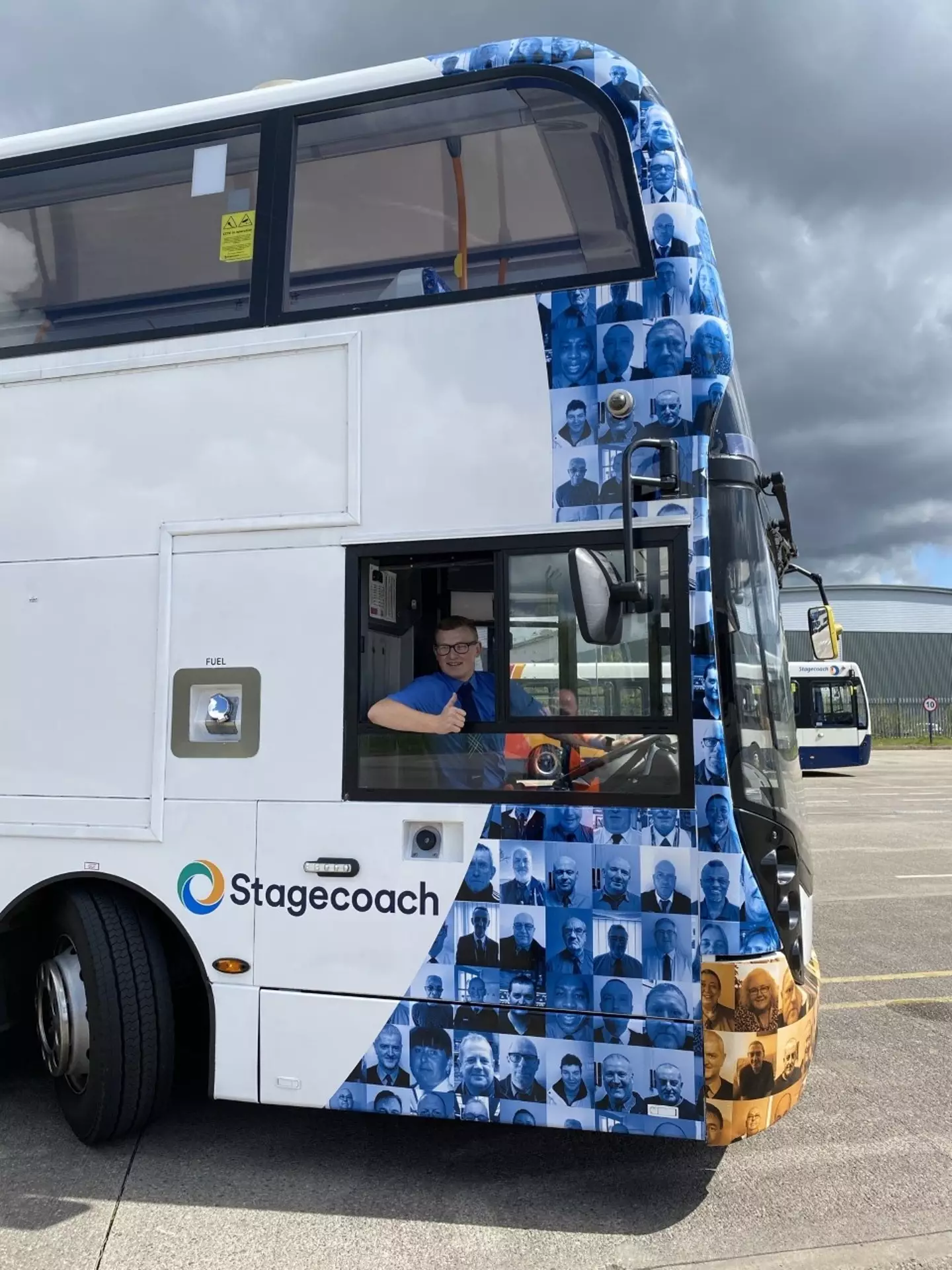 Jamie has no plans to change career any time soon, resolving being a bus driver is a 'job for life'.