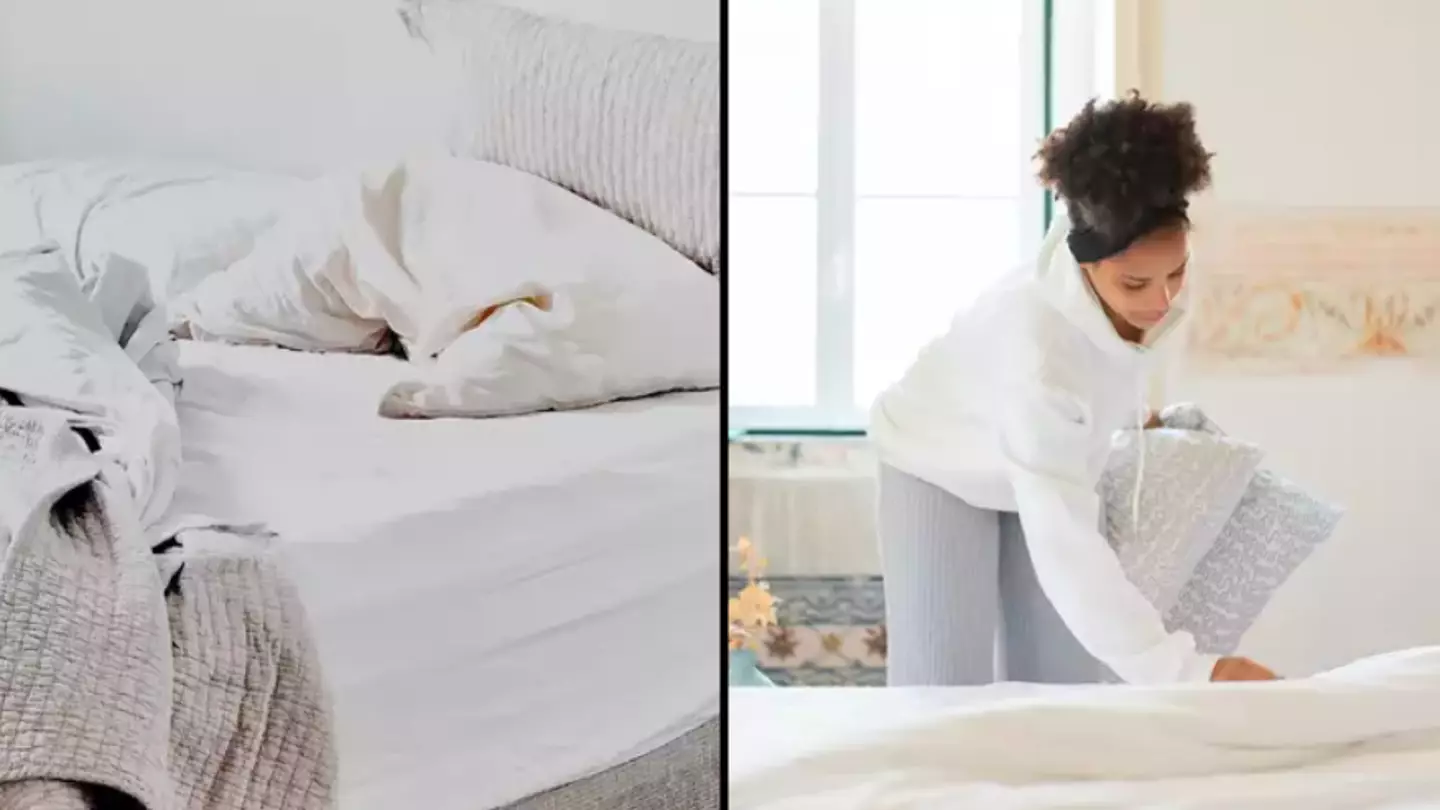 Cleaning expert warns people who make their bed first thing in the morning