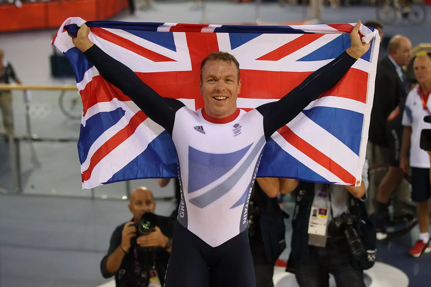Chris Hoy at the 2012 Olympics.
