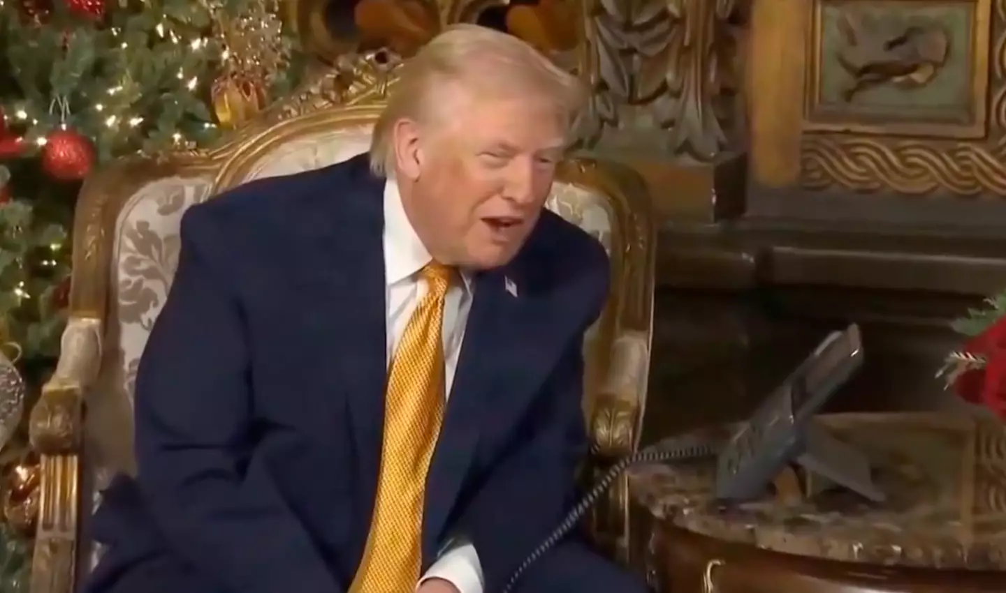 Trump said he didn't want a 'bad Santa' to 'infiltrate' the US (The White House)