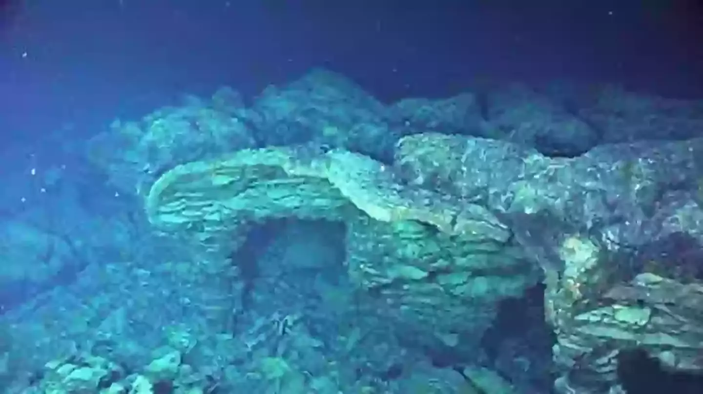 The Axial Seamount is located more than 4,900 feet below the surface of the Pacific Ocean (Smithsonian Institute)