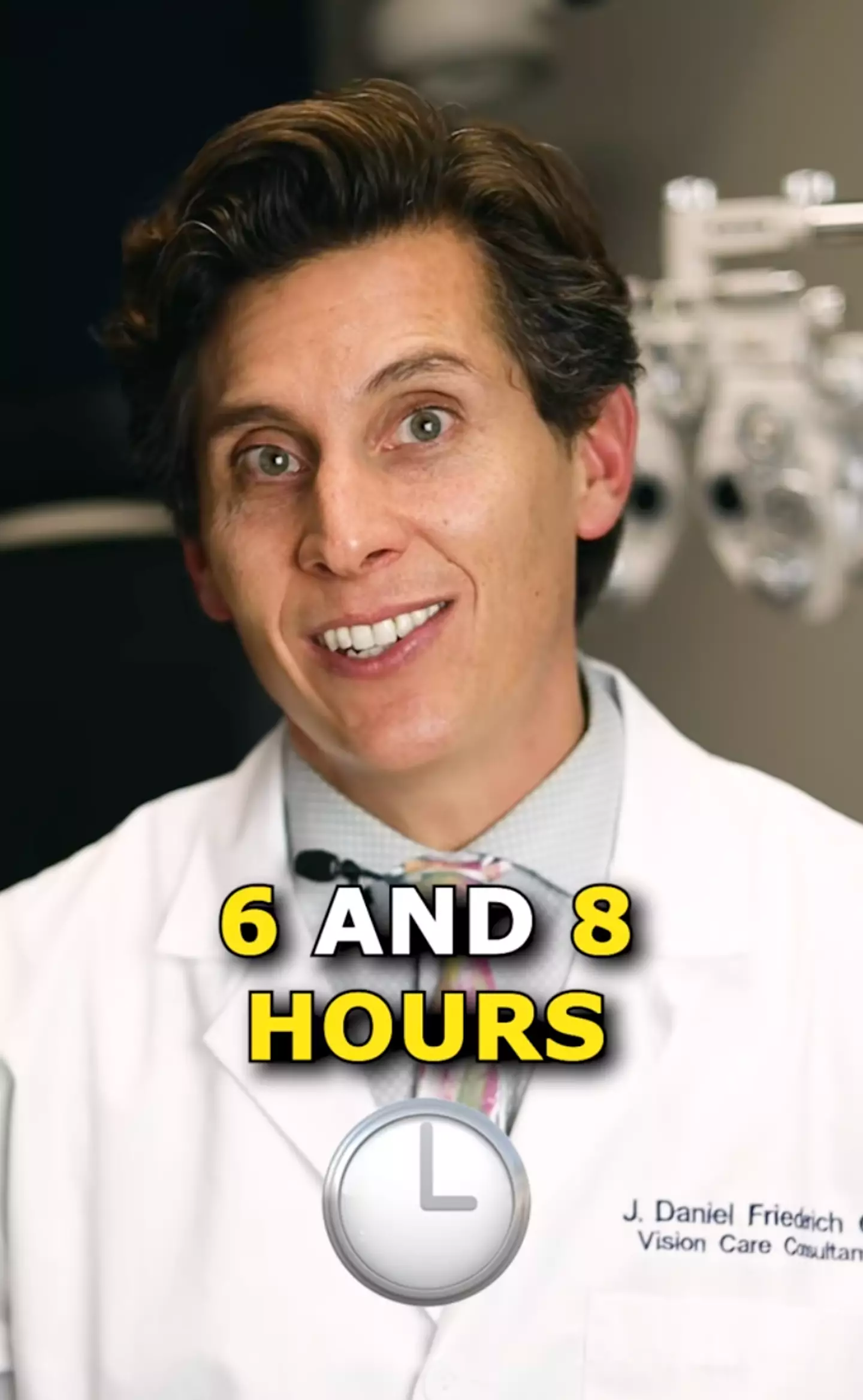 Anything less than six hours can be detrimental, says the doctor (TikTok/@drdanfriederich)