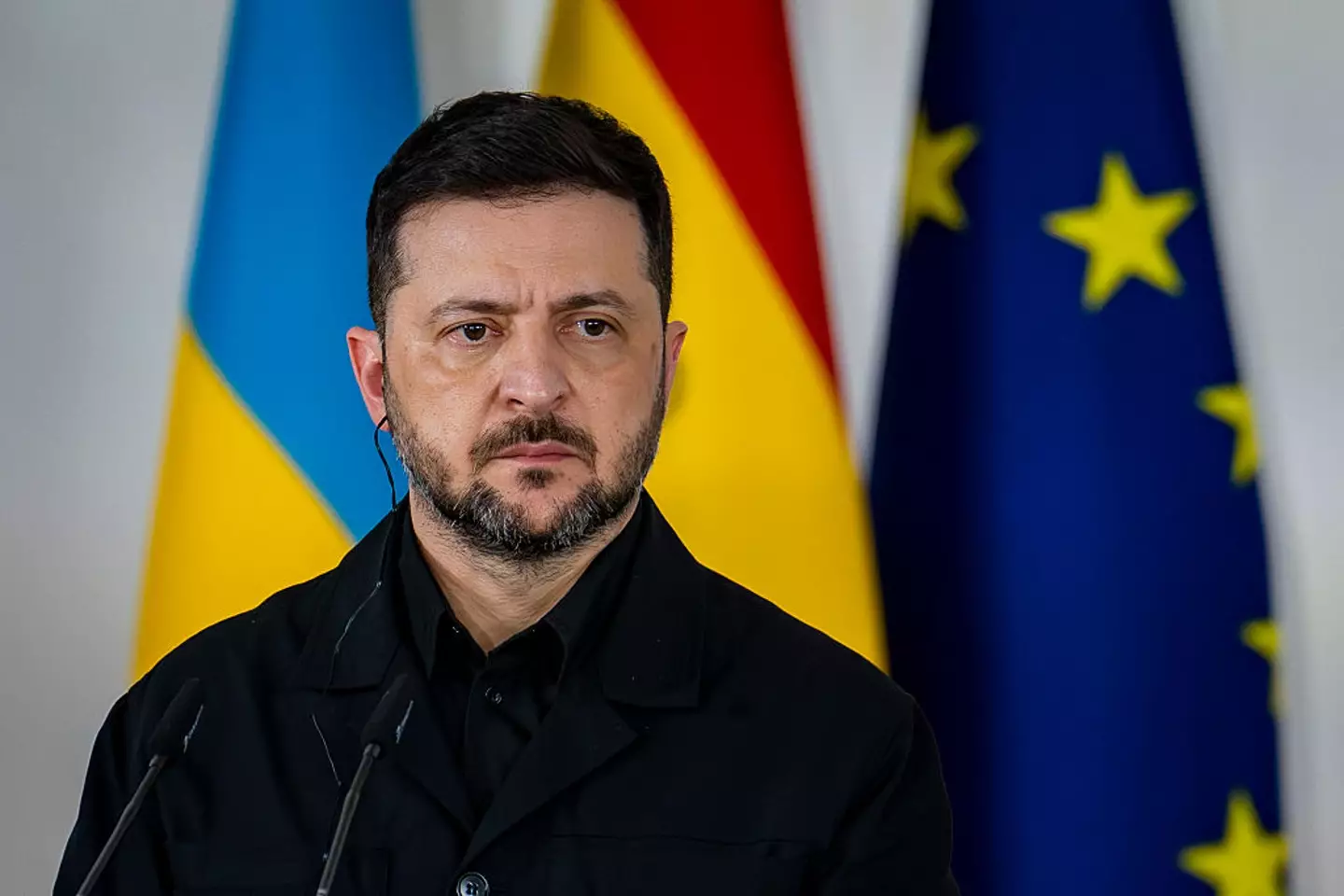 President Volodymyr Zelenskyy has made it clear that Ukraine will continue to defend itself (Alberto Gardin/SOPA Images/LightRocket via Getty Images)