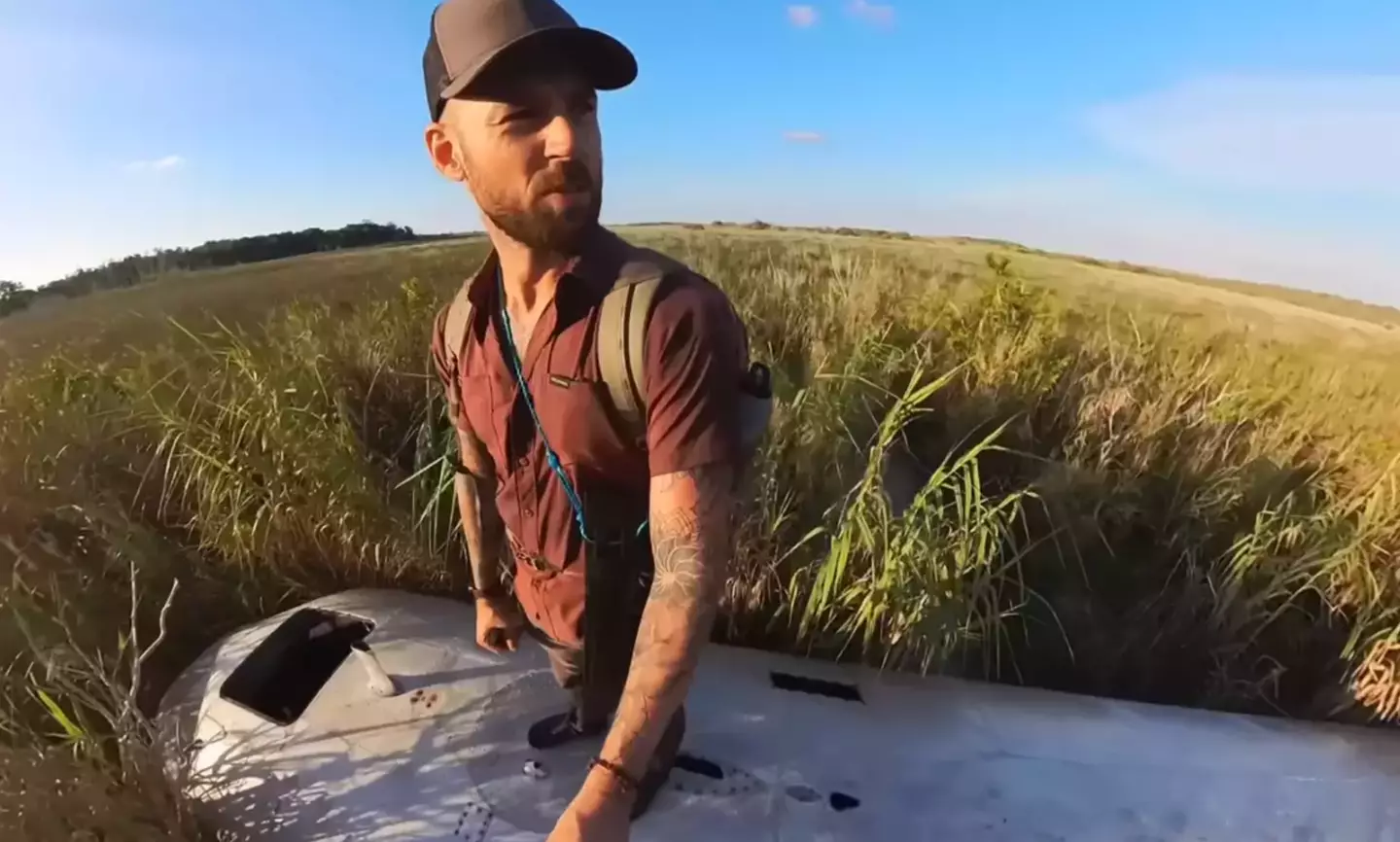Fearless & Far presenter Mike Corey believes he found Pablo Escobar's abandoned drug plane (YouTube/Fearless & Far)