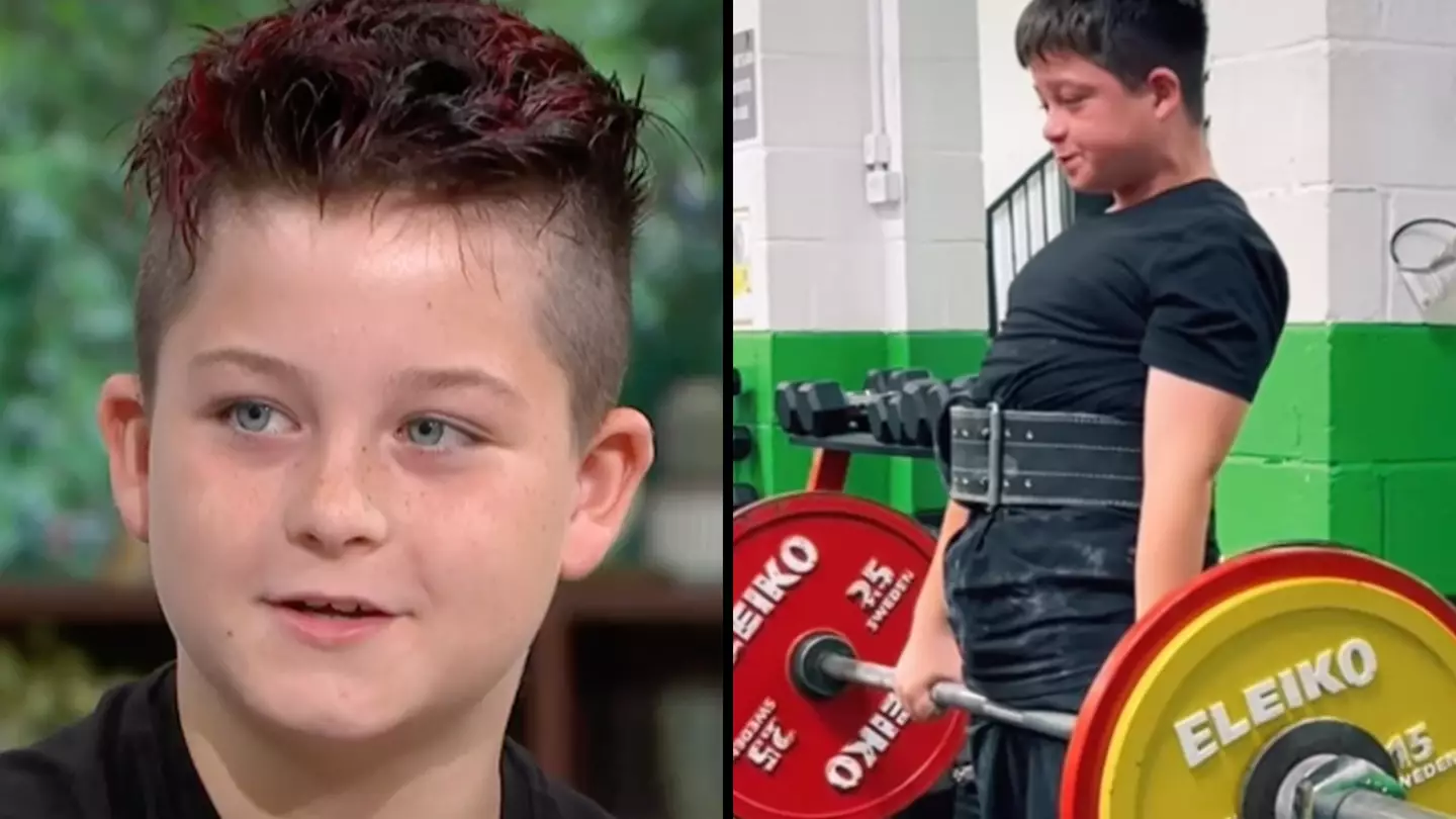 'Britain's strongest schoolboy' who started lifted at one year old has 3,000 calorie diet