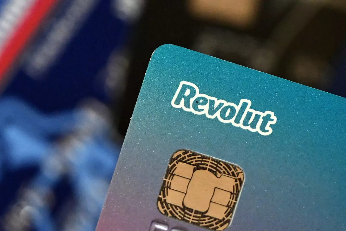 A Revolut banking card.