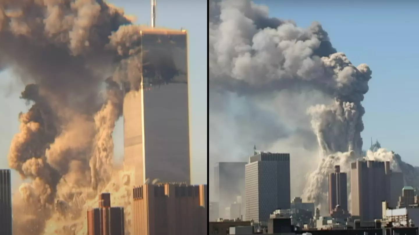 Man's 9/11 footage from 'unseen angle' uploaded after 23 years has been upscaled to 4k