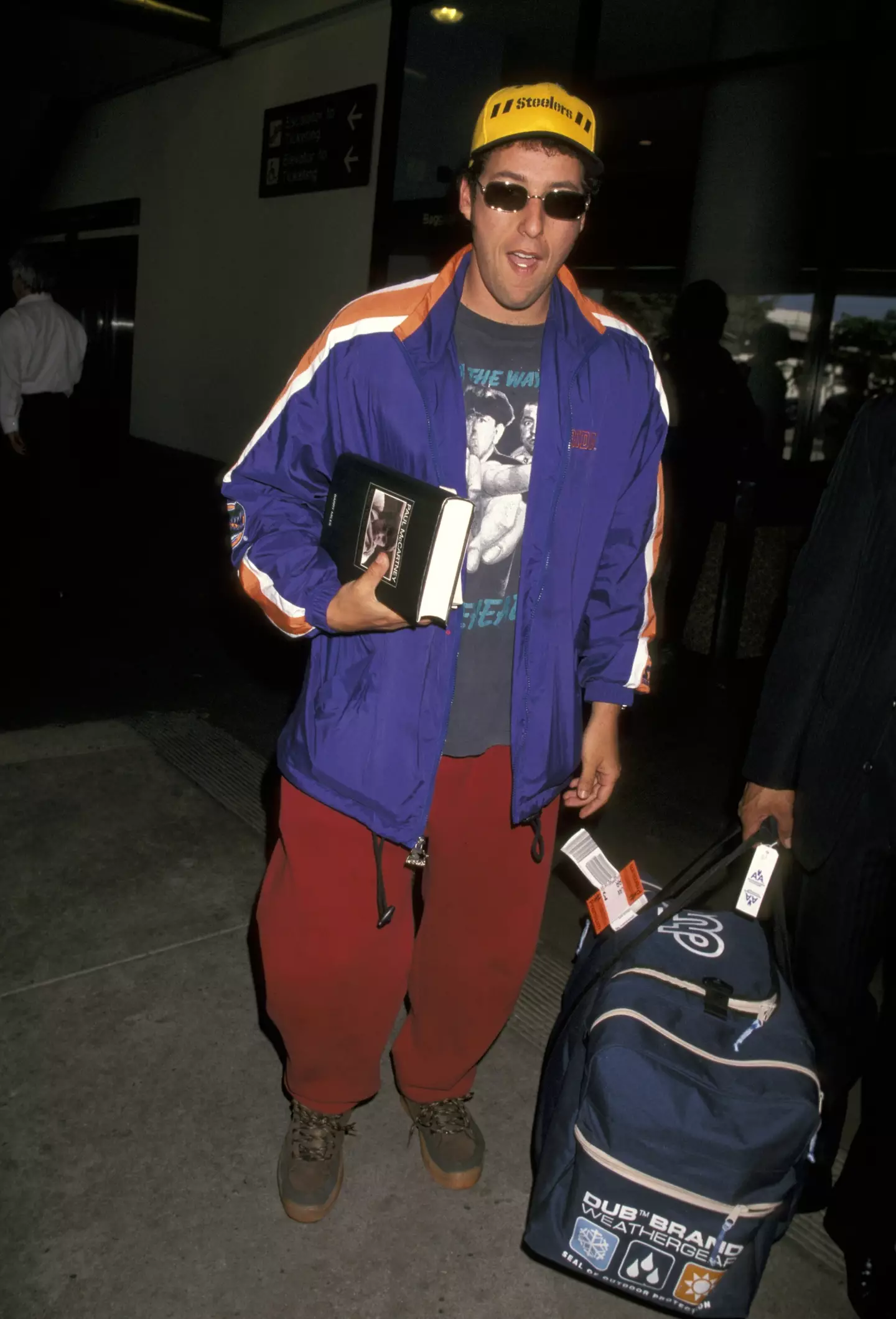 Adam Sandler loved baggy clothes as a younger man...