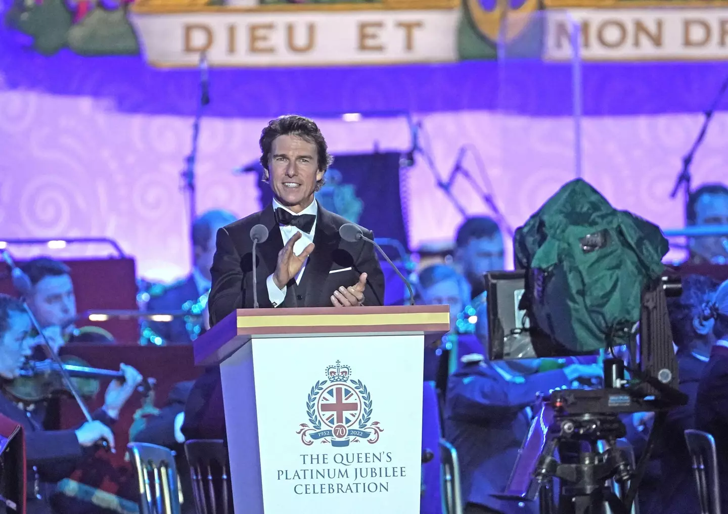 Tom Cruise at the Jubilee celebration.