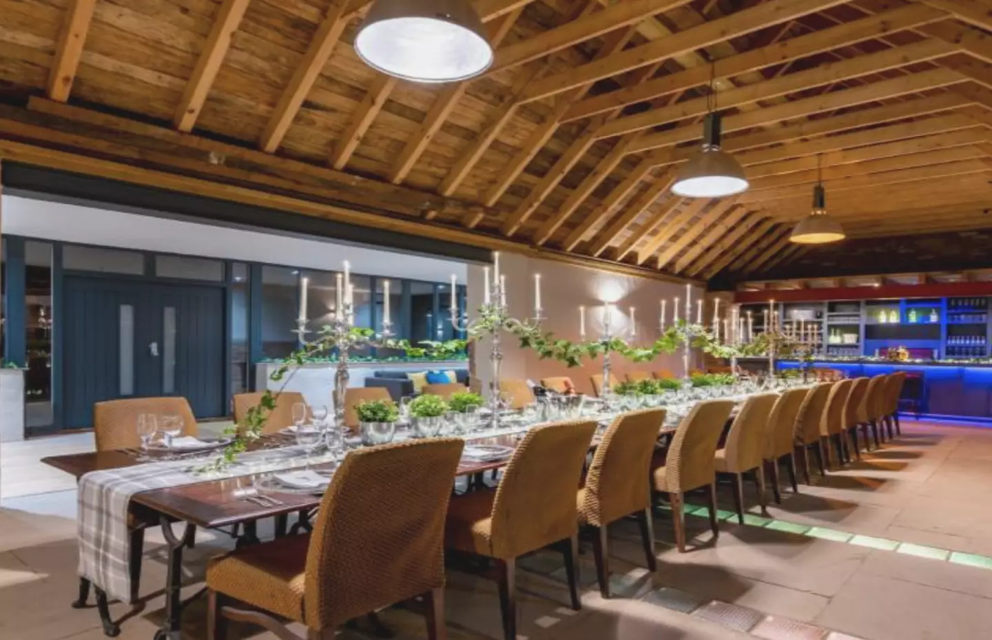 The dining situation is pretty impressive.