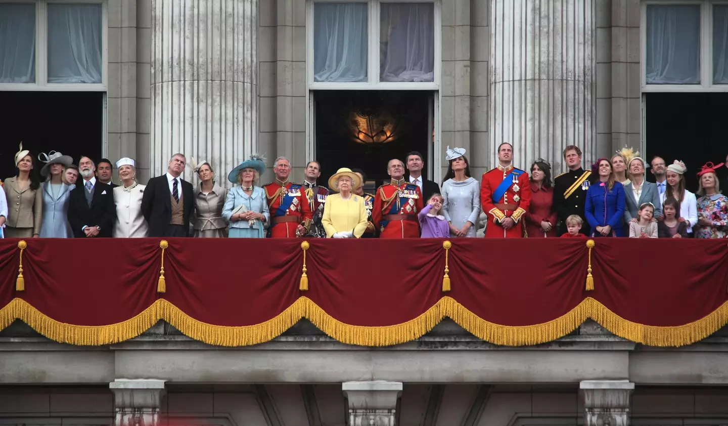 On her second birthday, the Royal Family would observe the fly past from the Royal Air Force.