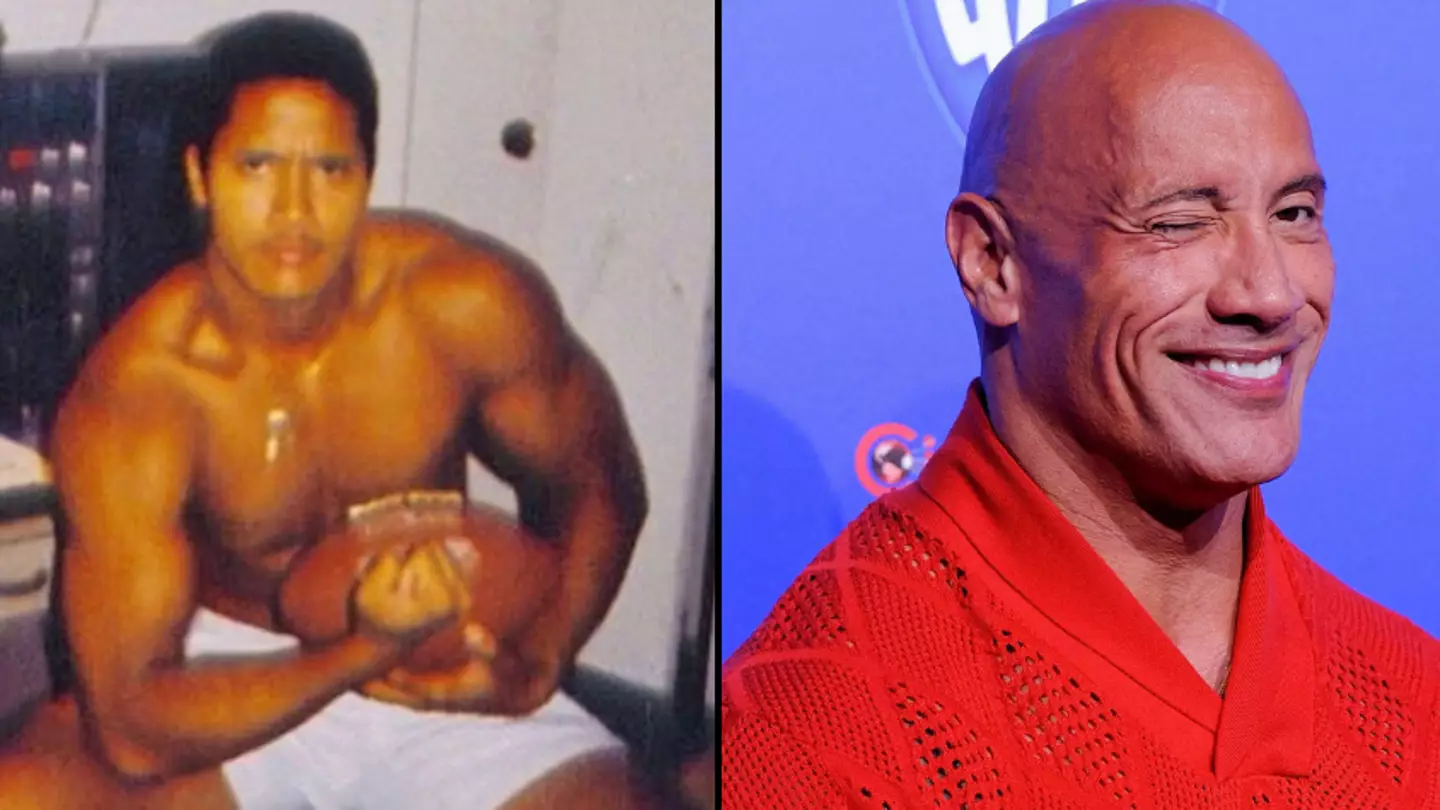 Photo Of The Rock Aged 15 Leaves People Shocked