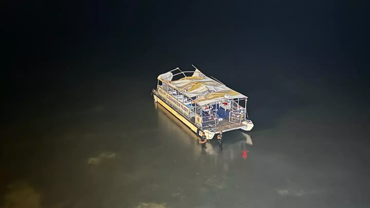 At least one person dead and more injured after private boat collides with ferry carrying over 40 passengers