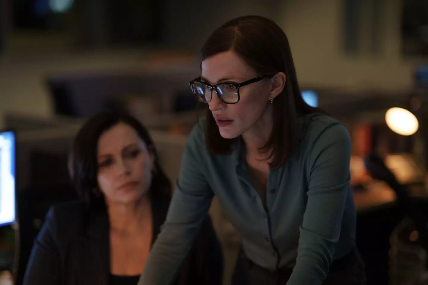 Jessica Chastain in The Savant (Apple TV+)