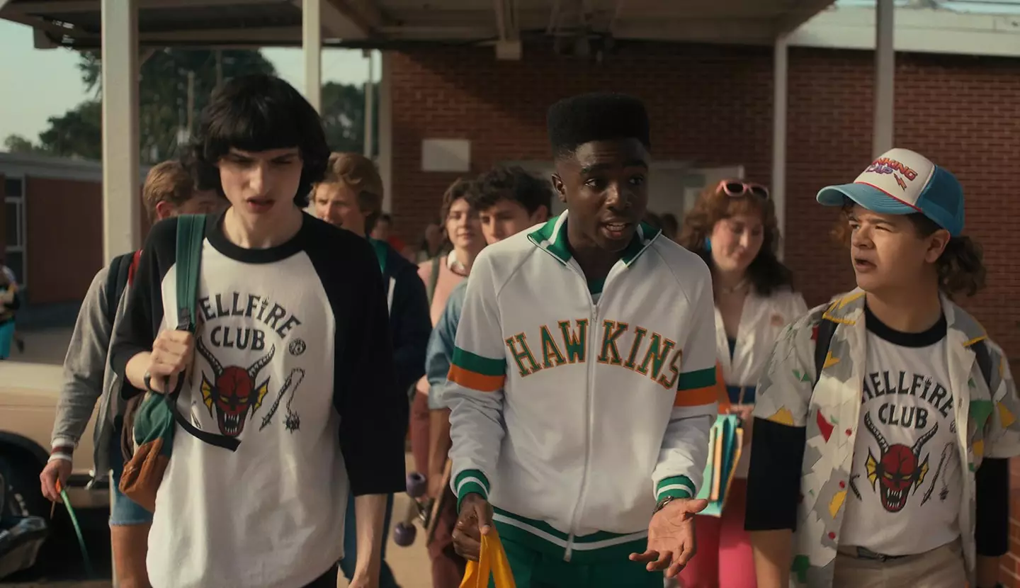 Finn Wolfhard plays Mike Wheeler (left) in the famed Netflix show.