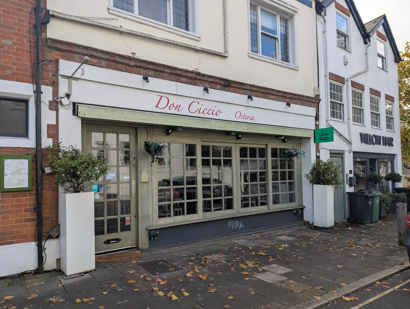 Don Ciccio was on Hampstead Lane in north London. (SWNS)
