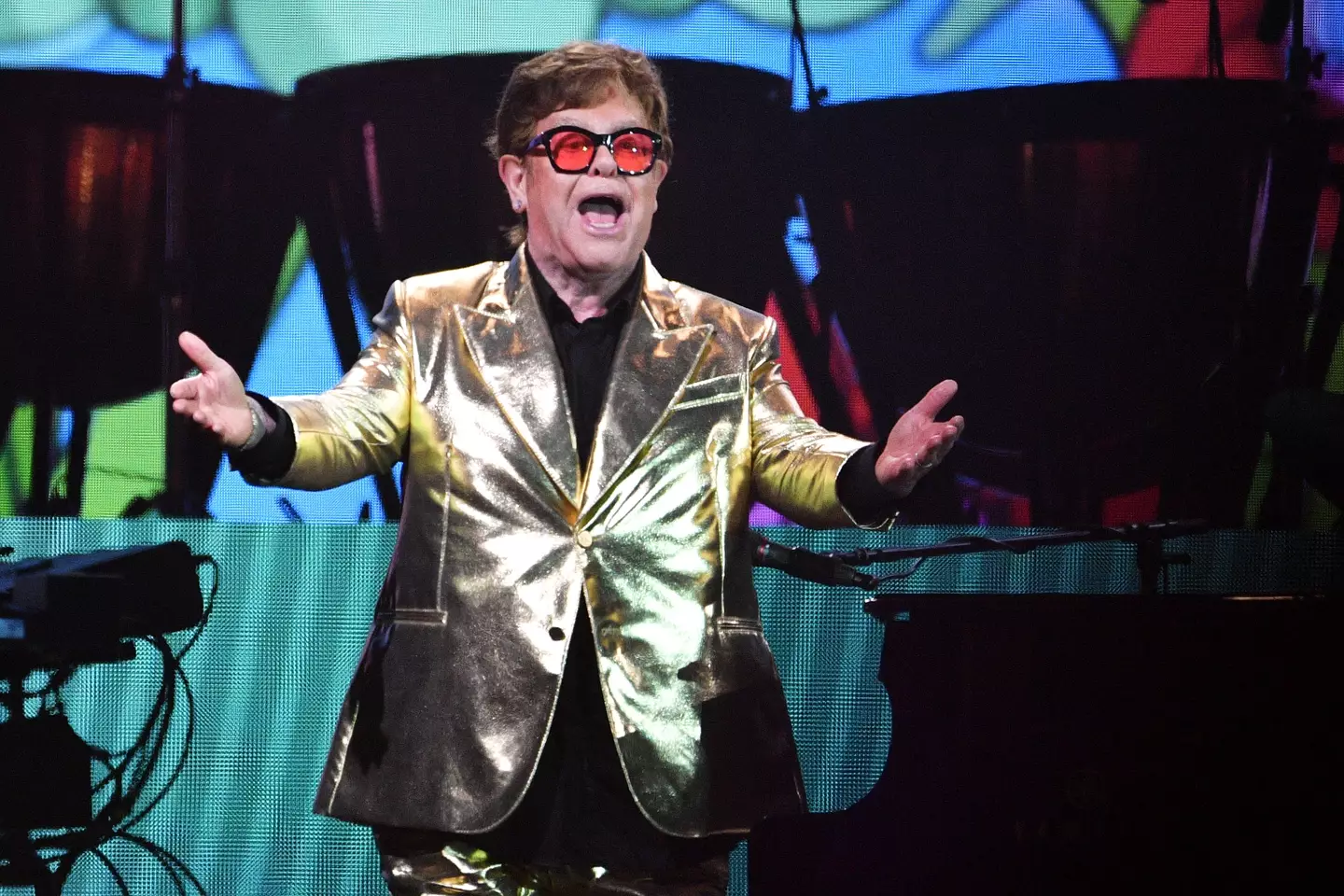 The 'Rocket Man' singer was treated in hospital over the weekend.