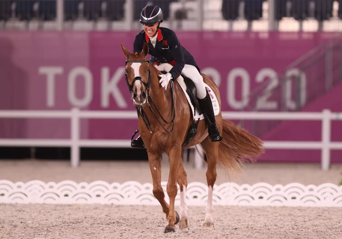 Charlotte was due to compete in the individual and tea dressage events in Paris this summer (Julian Finney/Getty Images)