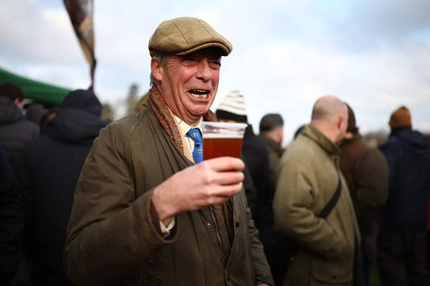 Aujula has predicted a big year for Reform UK and Nigel Farage (HENRY NICHOLLS / AFP via Getty Images)