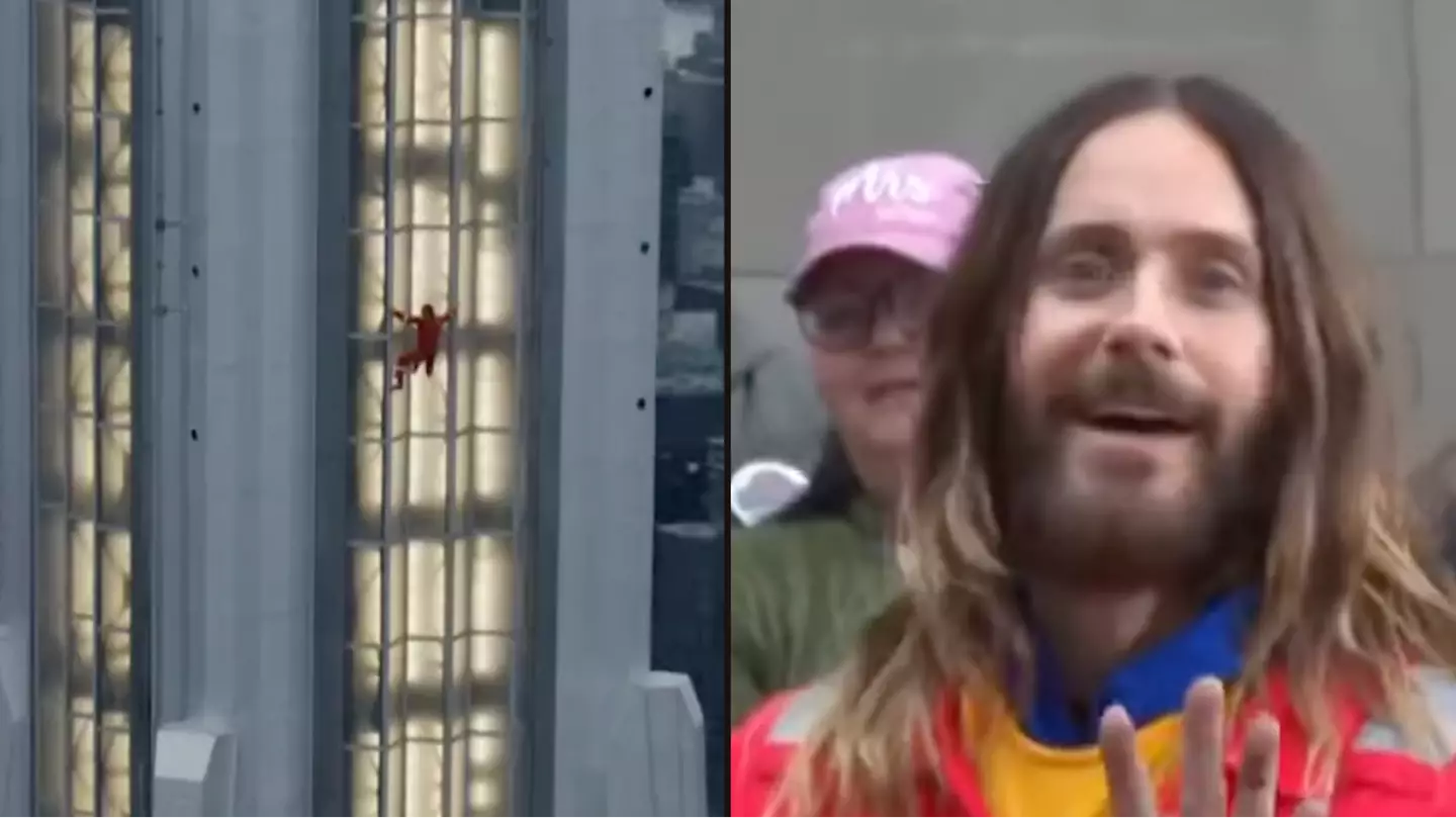 Jared Leto shows off injuries after becoming first person to climb the Empire State Building