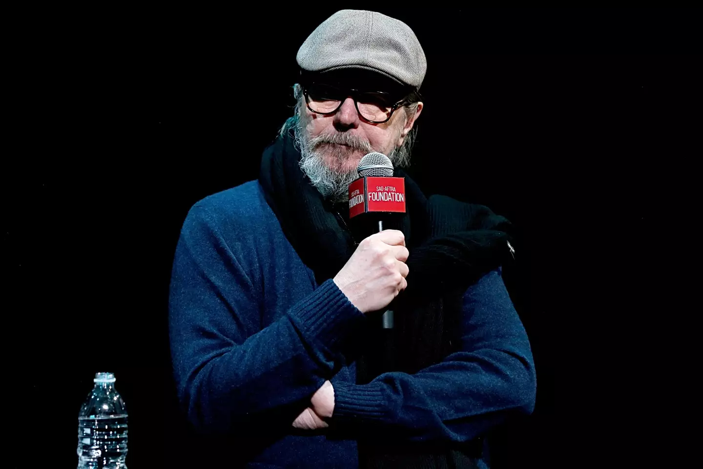 Gary Oldman said he was very glad he got to work on the Harry Potter and Batman movies.