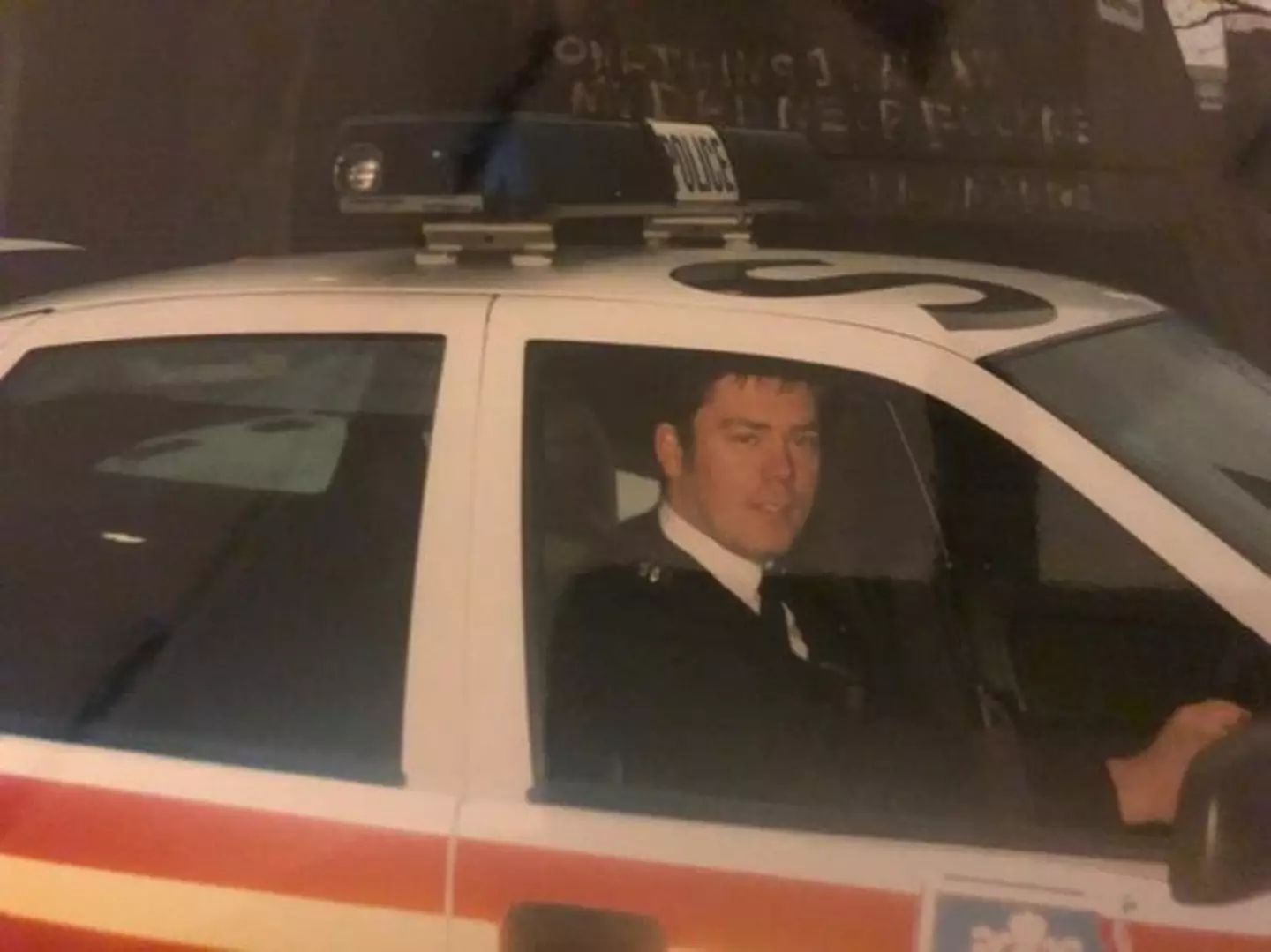 PC James Seymour before he was shot.