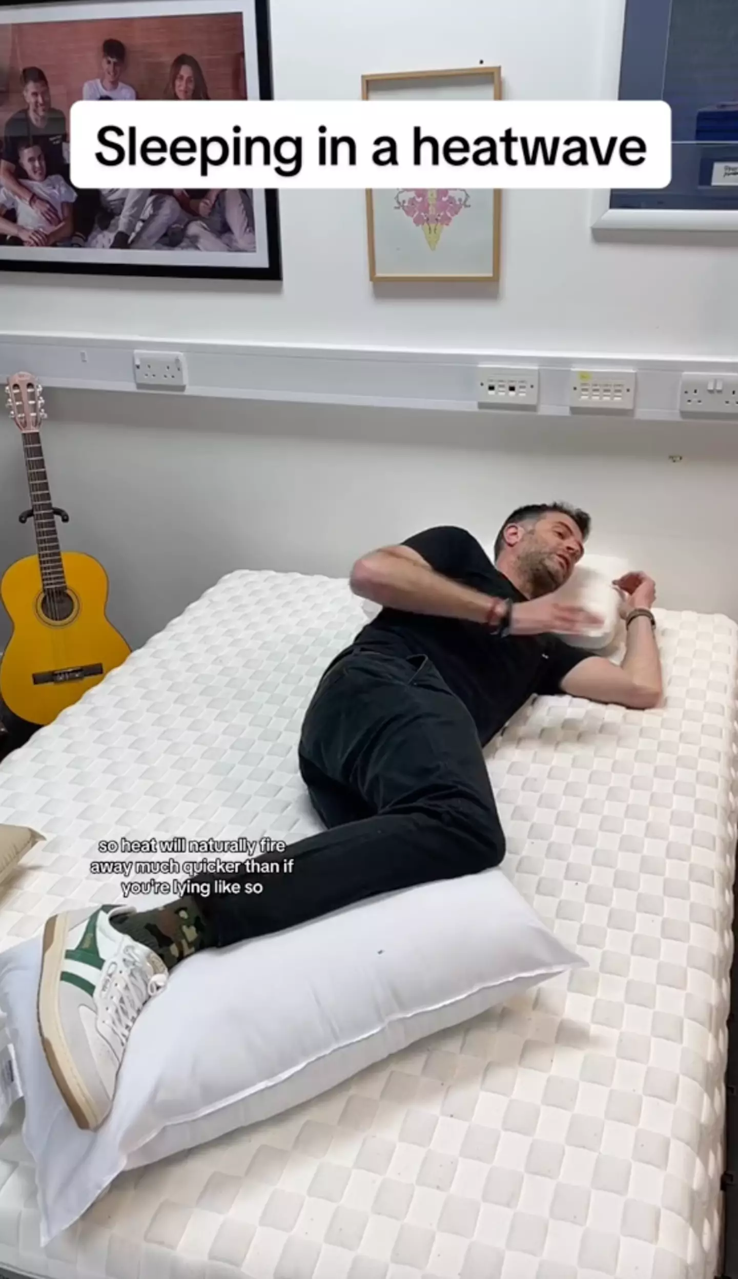 'The dreamer' position may help.