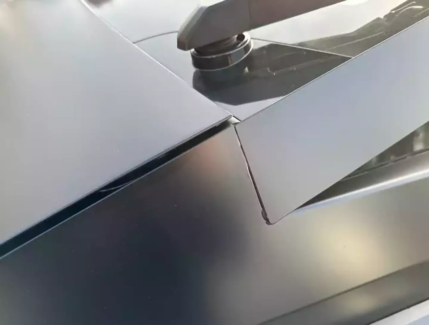 People have been criticising the Cybertruck's build quality.