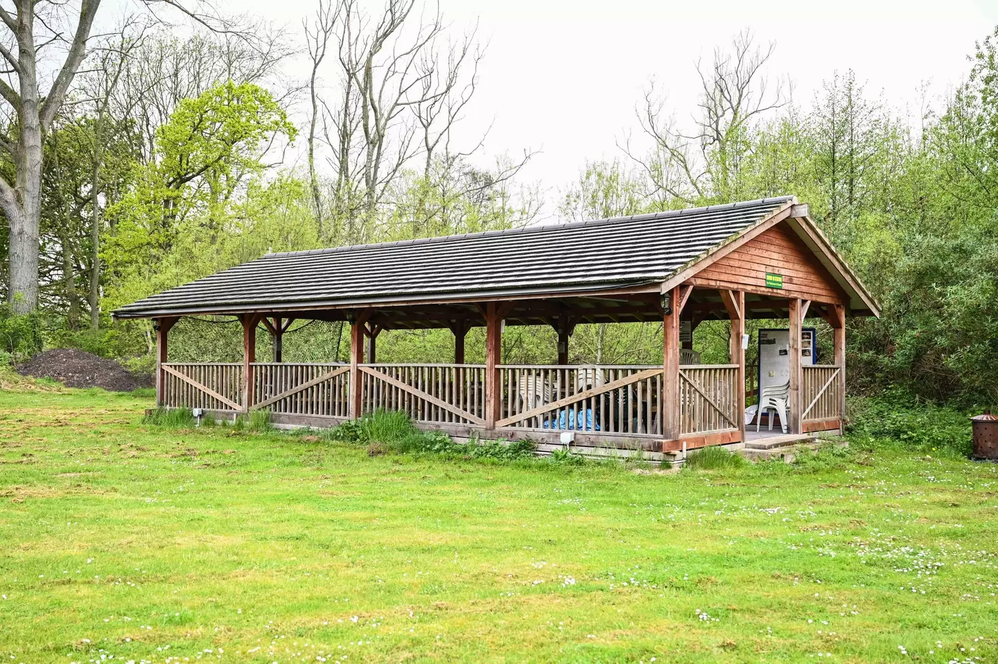 Graham built the structure after previous marquees had blown down.