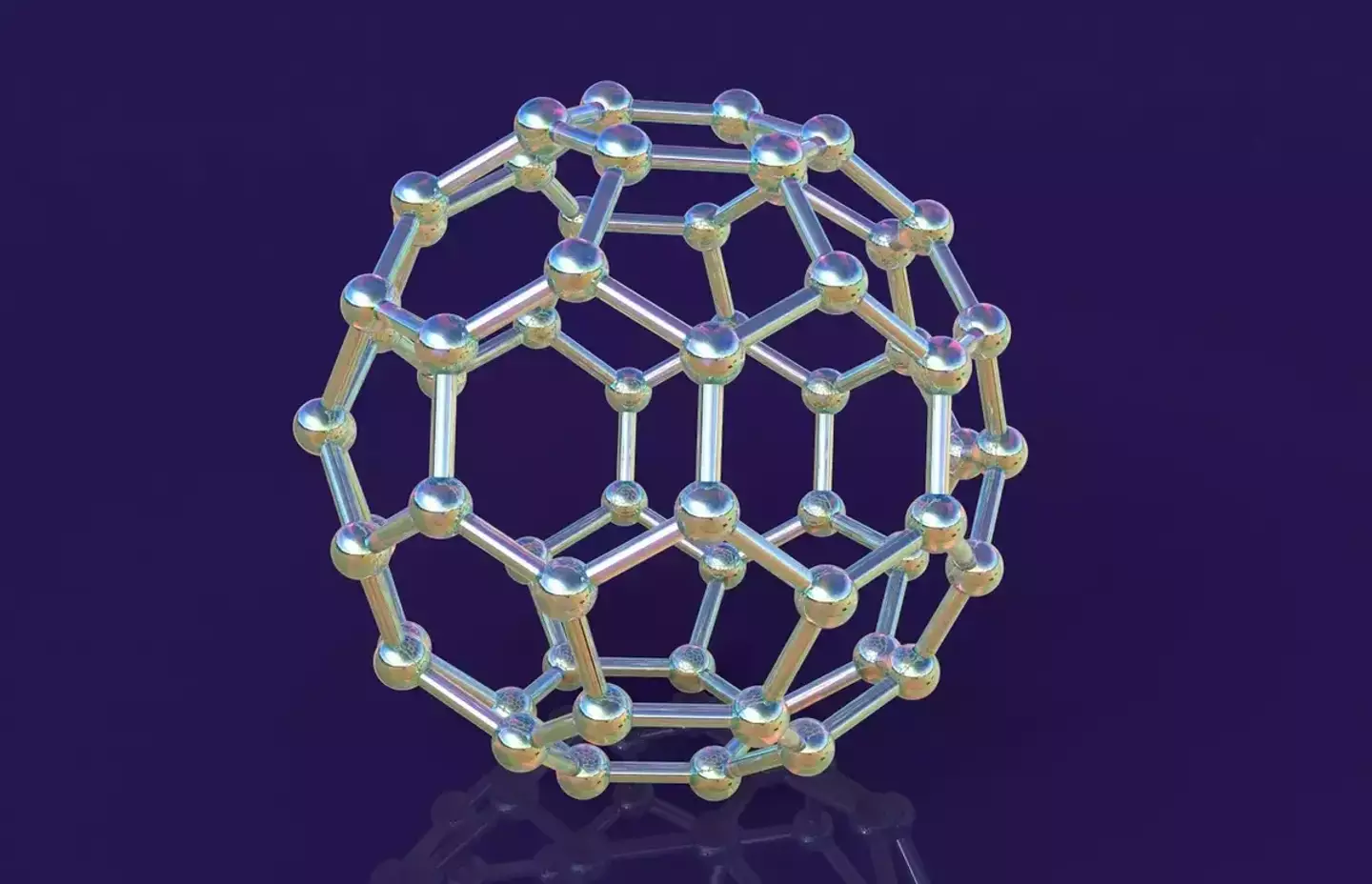 Nitrogen Atom-Based Endohedral Fullerene has a 'cage-like' structure (Science Photo Library/Getty Images)
