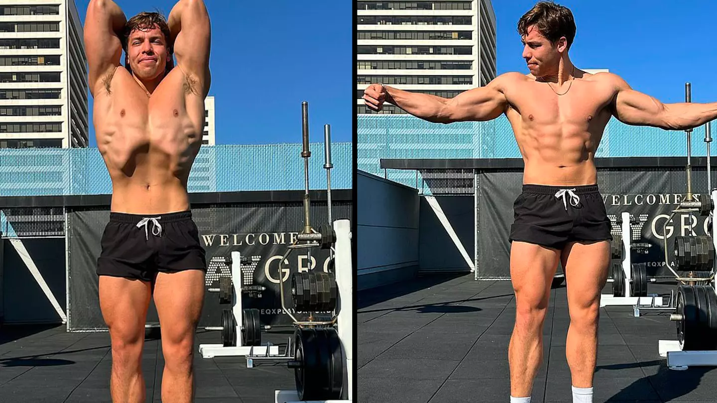 Arnold Schwarzenegger's son shows off impressive physique