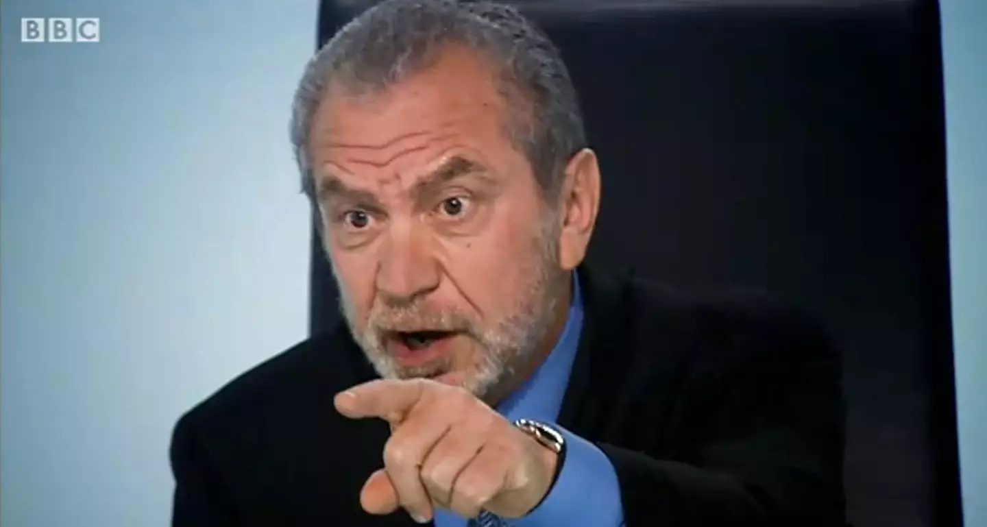 Lord Sugar was just as weirded out by the spanking as everyone at home.