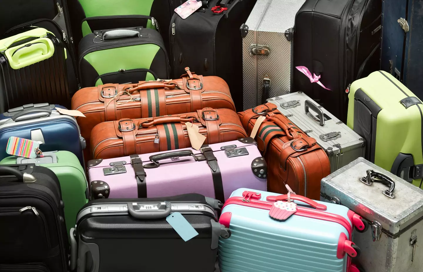 So many suitcases...