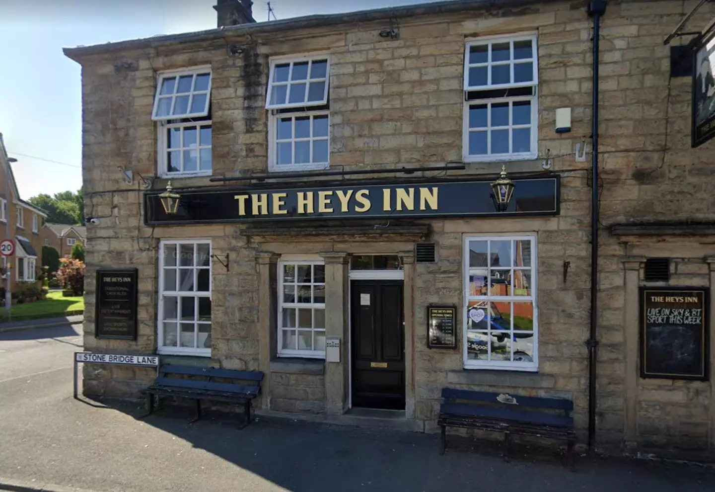 Punters at Heys Inn have loved the sign.