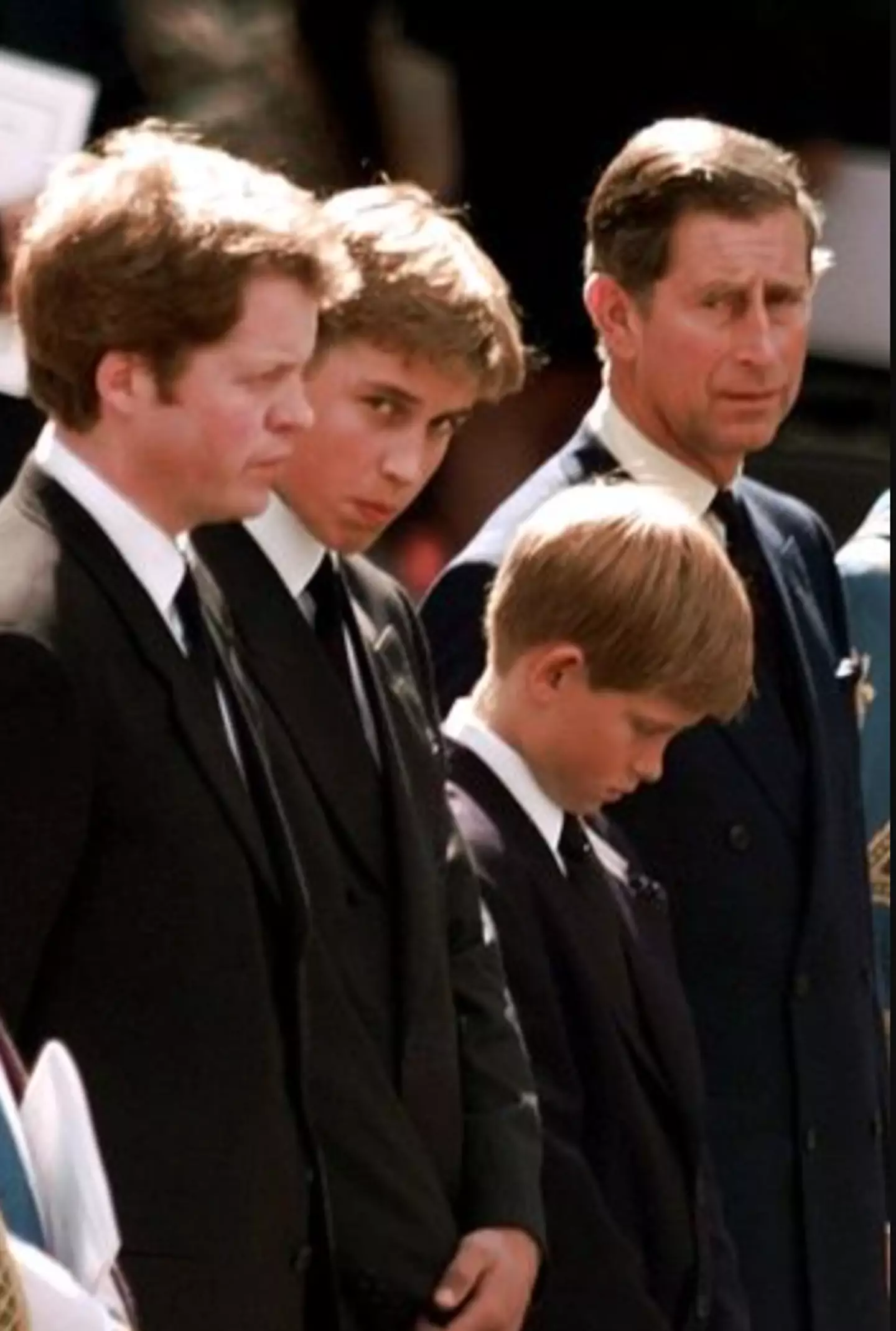 Prince William revealed he used his hair as a 'safety blanket'.