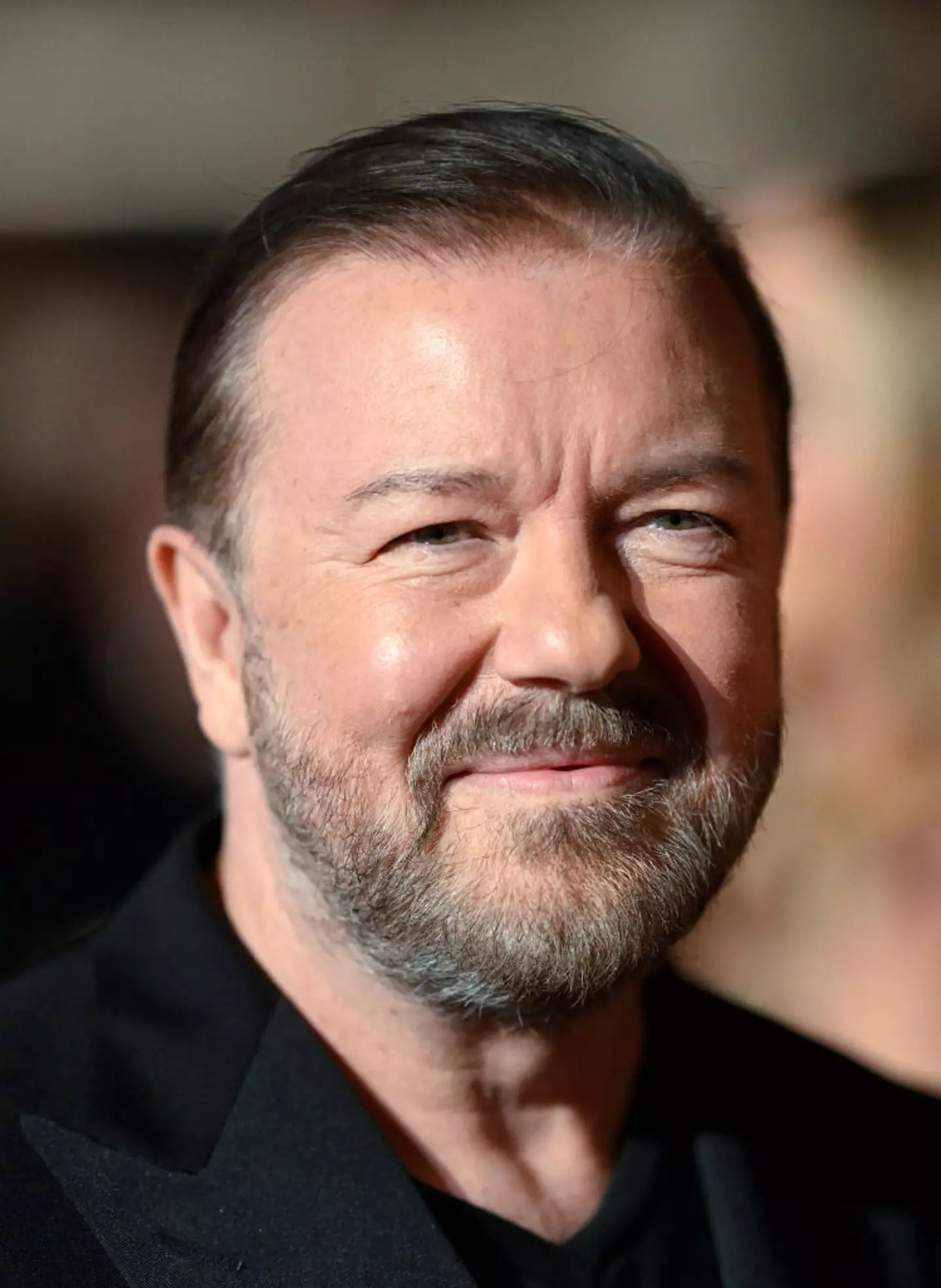 Ricky Gervais has been ridiculed by fans for referring to himself as middle-aged.