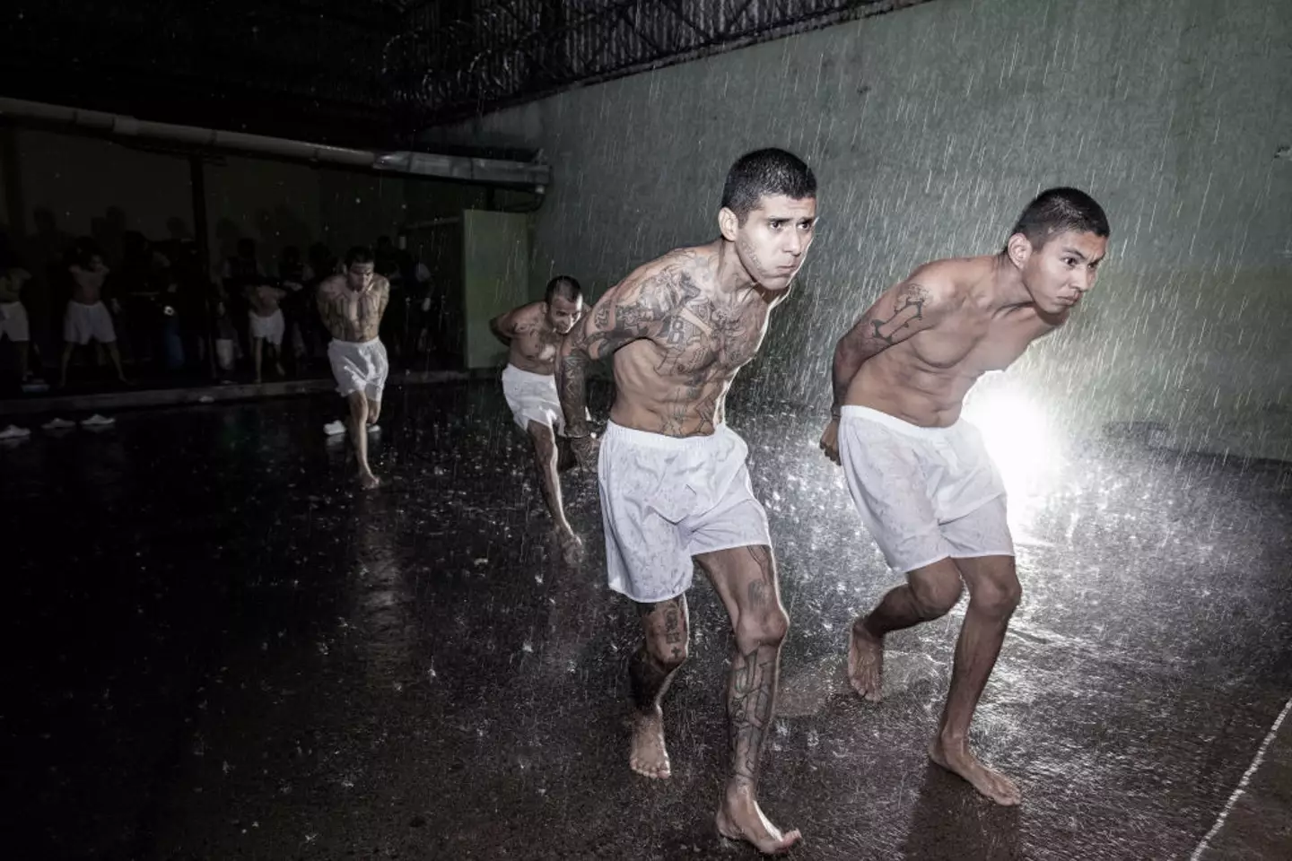 Prisoners live in 'inhumane conditions' (Handout/Presidencia El Salvador via Getty Images)