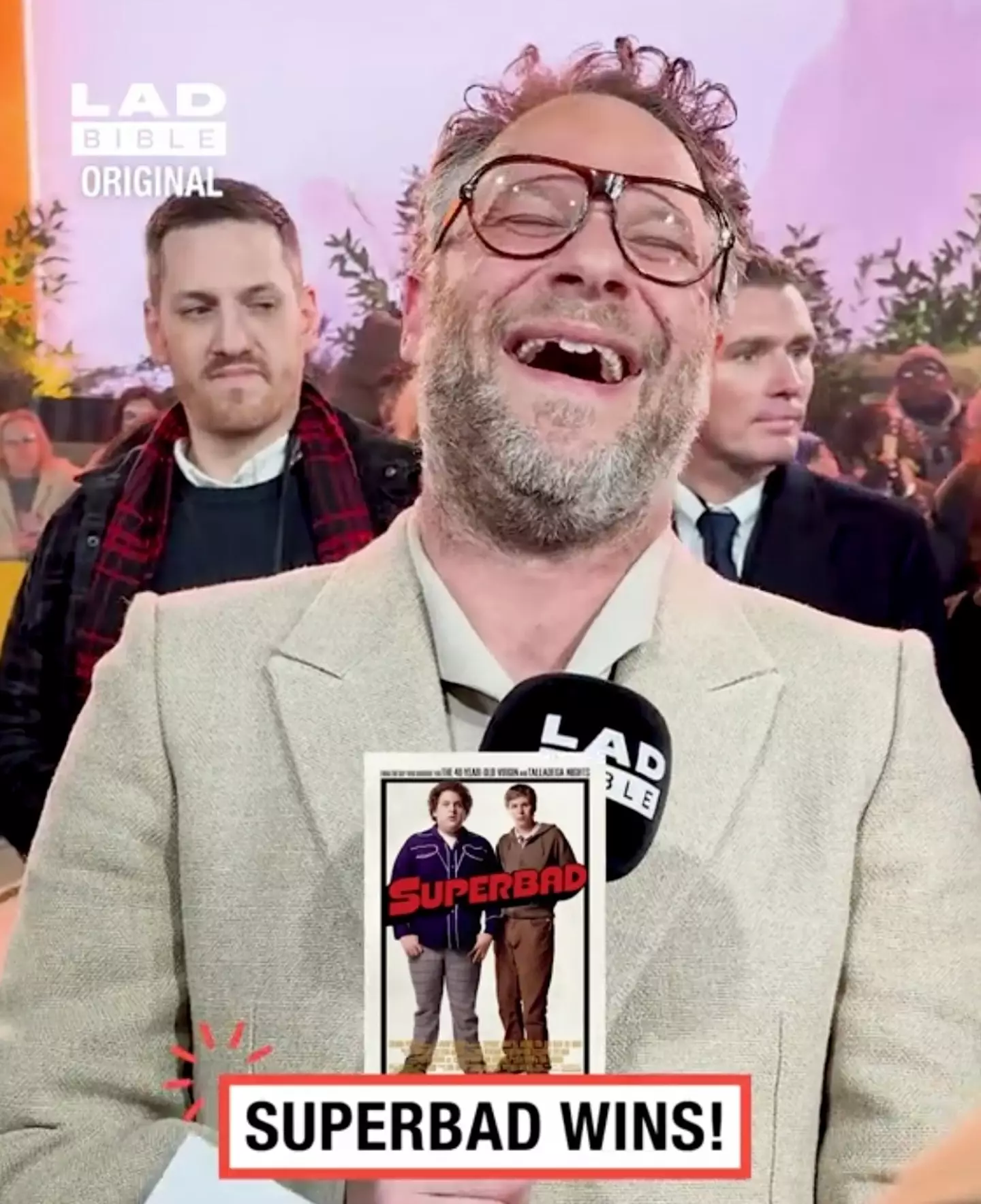 Superbad took the top spot for the comedian - obviously (LADbible)